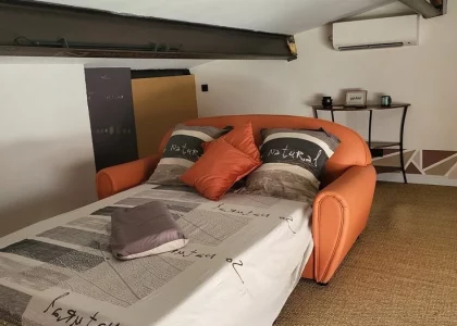 Location saisonnière - L'Hangar - Chambre mezzanine