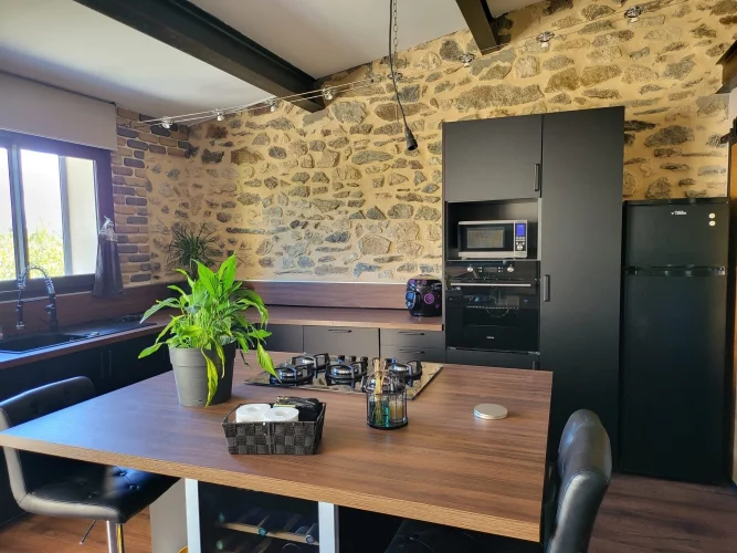Location saisonnière - L'Hangar - Cuisine