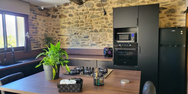 Location saisonnière - L'Hangar - Cuisine